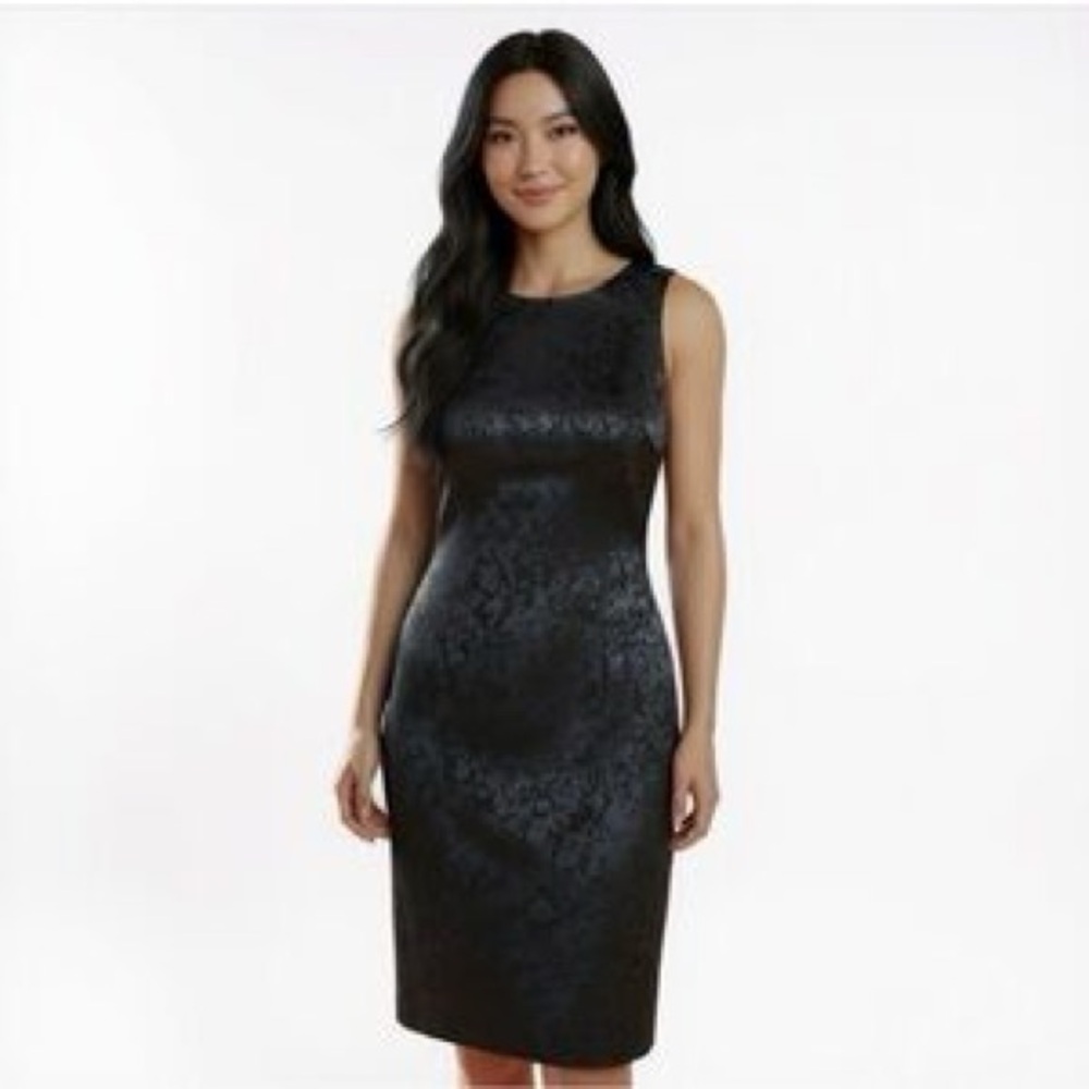 Jay Godfrey Black Jacquard Sheath Dress • 4